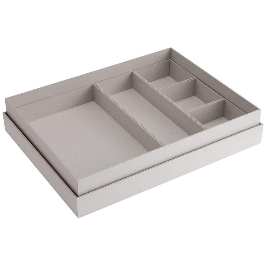 ナカバヤシ リトレイ A4 ライトグレー 収納 整理 再生紙 大容量