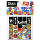 お菓子ステーショナリー サカモト マーブル丸軸鉛筆キャップ5本組