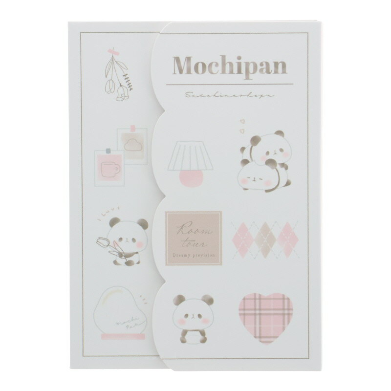 カミオジャパン ダイカットカバー付 メモ もちもちぱんだ プレゼント ギフト