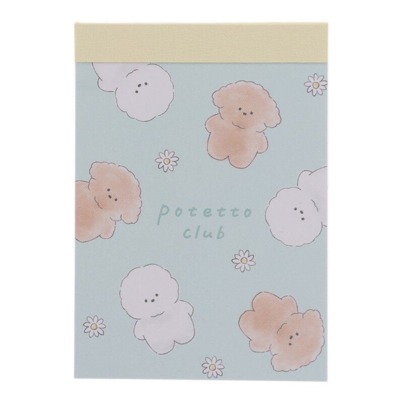 クラックス ミニメモ ぽてっとクラブあにまるのいるくらし 2柄 80枚 日本製 女子文具 プレゼント メモ帳 プチギフト お礼 20冊までメール便対応 文具 大...