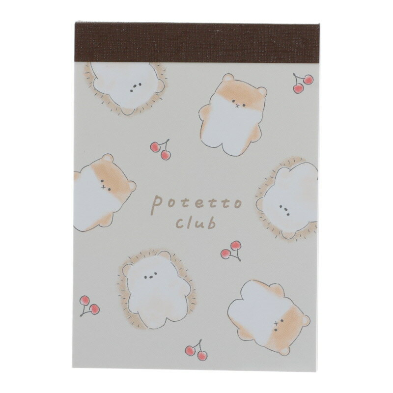 クラックス ミニメモ ぽてっとクラブあにまるのいるくらし 2柄 80枚 日本製 女子文具 プレゼント メモ帳 プチギフト お礼 20冊までメール便対応 文具 大...