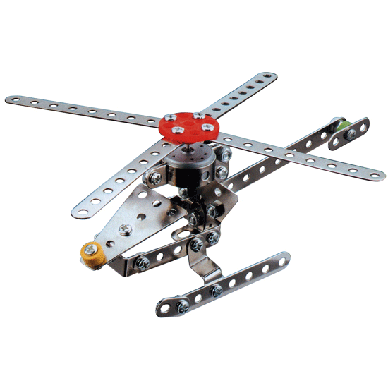 付属ソーラー電池でプロペラが動く!　アーテック　メタルソーラーキット（飛行機&ヘリコプター）