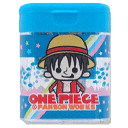 ☆新入学アイテム☆ 【キャラクターステーショナリー】鉛筆の強い味方 ワンピース ミニダブル鉛筆削り器