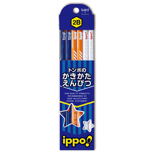 トンボの書き心地 ippo!かきかた鉛筆プリントボーイ 1ダースセット