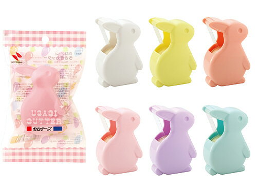 ※ネコポス便不可※ 飾っても楽しめる机の上にかわいいウサギ達 キュートなデザインの第3弾 ニチバン ウ..