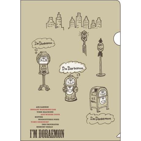 乐天商城 - I'm Doraemonカラフル&ブルックリンシリーズ A4クリアファイルF柄