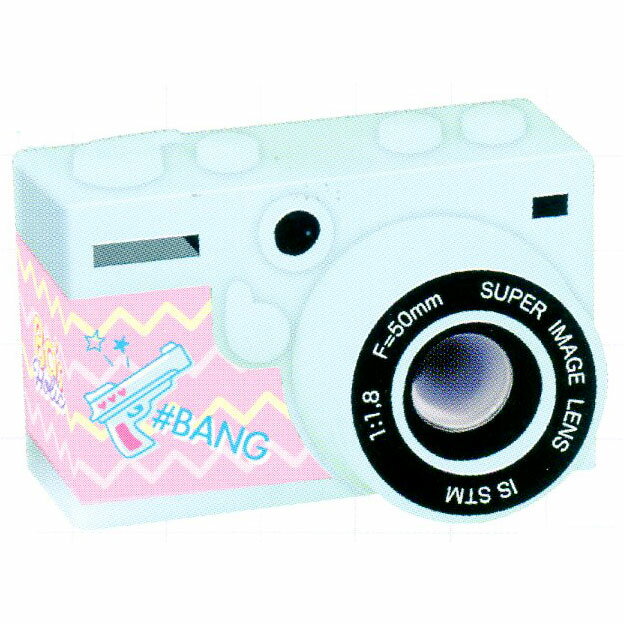 レンズ部分に差し込んで削れる クラックス カメラ型鉛筆削り ミント