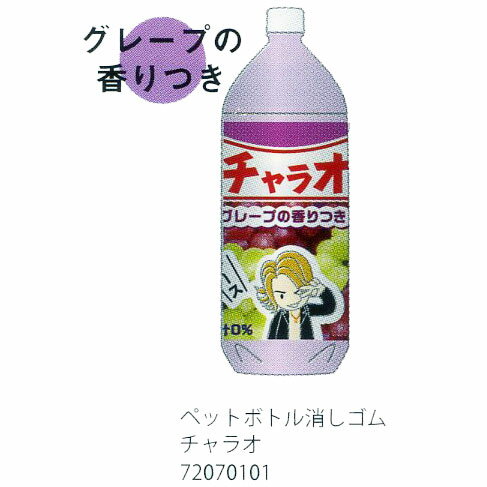 乐天商城 - 本物そっくり!? サカモト 香りつき ペットボトル消しゴム チャラオ