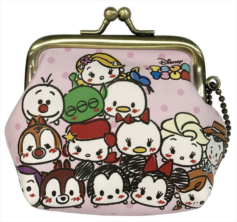 樂天商城 - アンティーク調のイラストがかわいいがま口 ディズニーがま口 ツムツム