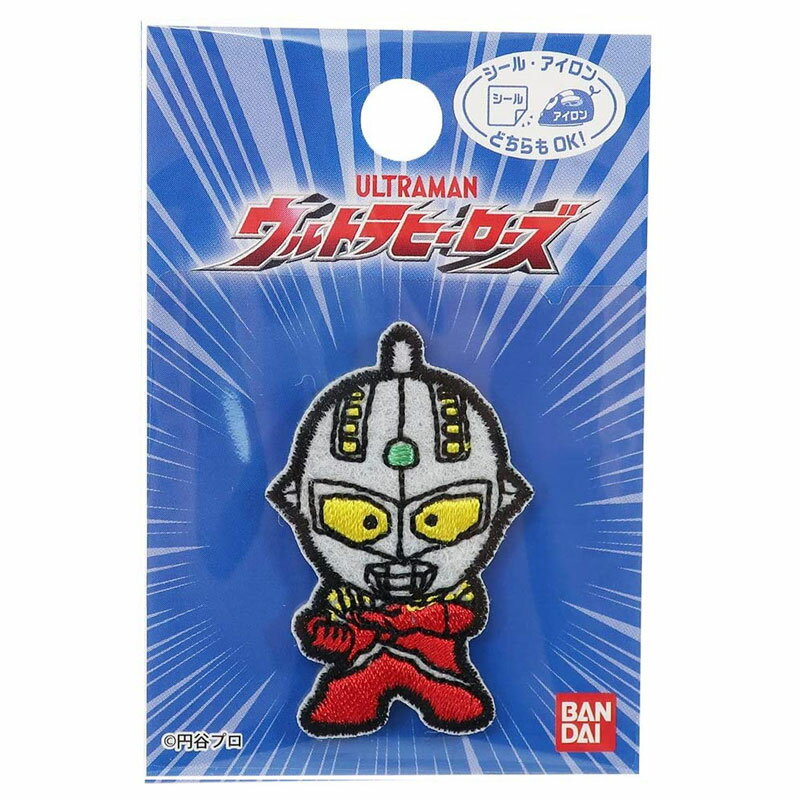 乐天商城 - パイオニア ウルトラヒーローズ ミニワッペン ウルトラセブン シール&アイロン接着 グッズ かわいい プレゼント コレクション ファッション