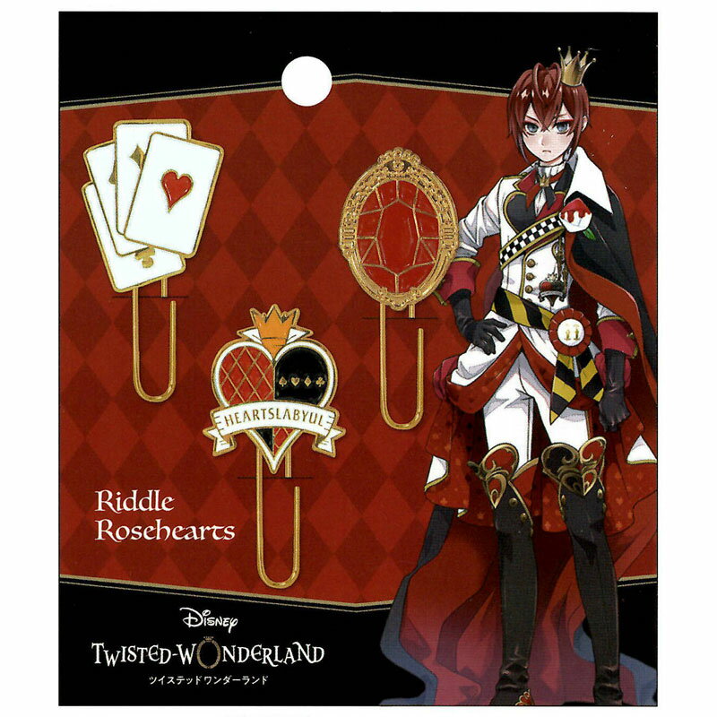 カミオジャパン PM マスコットクリップ ツイステッドワンダーランド ディズニー 限定 ブックマーク 金..