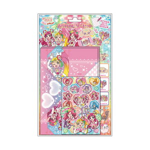 ヒーリングっどプリキュア ゆめのまちでキュン！っとGoGo！大変身！！ おりがみレターセット 映画 グッズ 限定 女の子