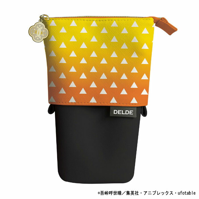 サンスター文具 鬼滅の刃 DELDE ペンケース 我妻善逸 立つペンポーチ ジャンプ 限定 無限列車 公式グッズ 小物入れ キッズ