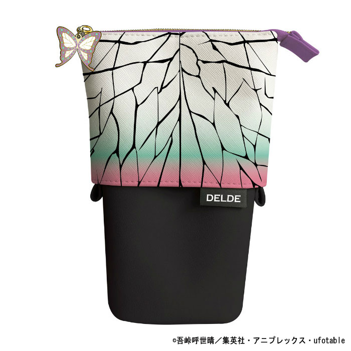 サンスター文具 鬼滅の刃 DELDE ペンケース 胡蝶しのぶ 立つペンポーチ ジャンプ 限定 無限列車 公式グ..