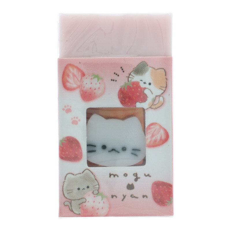 カミオジャパン ミニ消し入り消しゴム MOGUNYAN いちごパフェ かわいい プレゼント 新入学