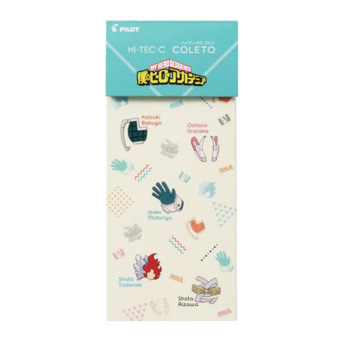 パイロット ハイテックCコレト 僕のヒーローアカデミア レフィル 0.4 10色セット 紙箱 カスタム 限定 描き下ろし 日本製