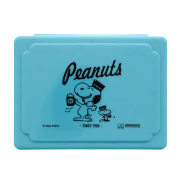 サンスター文具 ミニお道具箱 PEANUTS AMERICAN TASTE 9 ブルー スヌーピー 小物入れ オシャレ プレゼント 限定