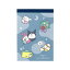サンスター文具 メモミニ ナガノ×サンリオキャラクターズ ねむいね 100枚 コラボ かわいい 日本製 限定 プレゼント