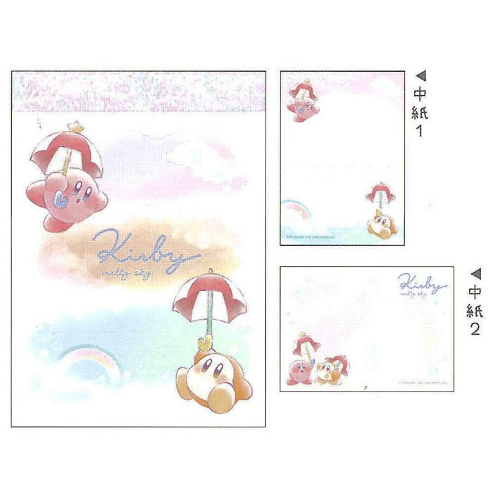 カミオジャパン 星のカービィ MELTY SKY ミニメモ 80枚 グッズ コレクション かわいい メモ帳 プチギフト お礼 20冊までメール便対応 文具 大人...