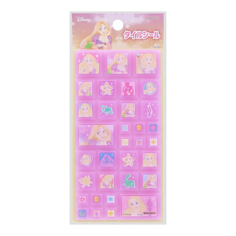 ゆめかわ！ タイルシール 塔の上のラプンツェル レトロ かわいい プレゼント ディズニー デコレーション コレクション サンスター文具のサムネイル