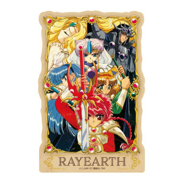 魔法騎士レイアース トラベルステッカー カバーイラスト CLAMP 30周年 アニバーサリー グッズ コレクション プレゼント デコレーション エンスカイ