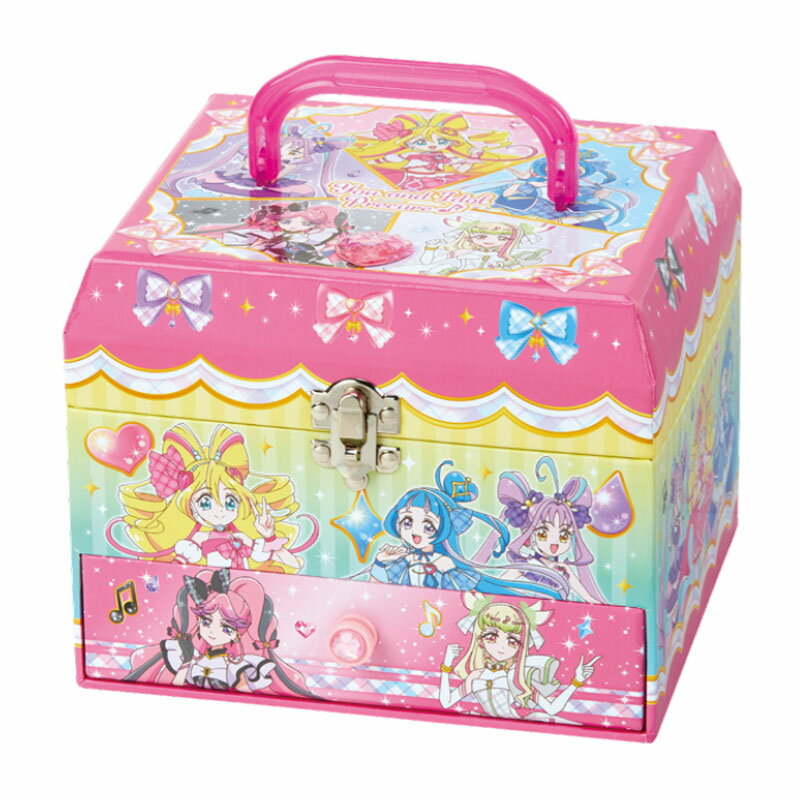 キミとアイドルプリキュア♪ ひみつのラブリーボックス プレゼント キッズ プレゼント アクセサリー オシャレ 小物入れ 知育玩具 誕生日 クリスマス 女の子に大人気 送料無料のサムネイル