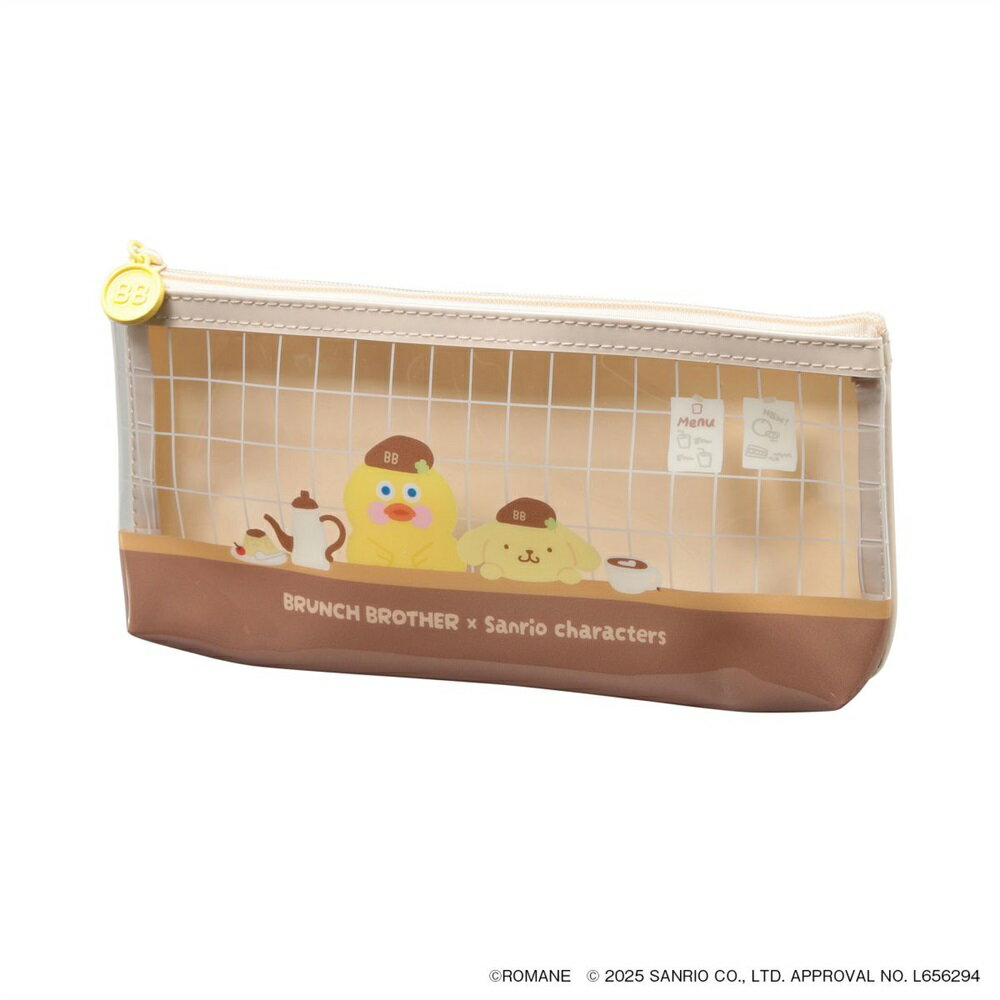 ブランチブラザー×サンリオキャラクターズ PVCペンケース ダック×ポムポムプリン コラボ かわいい グッ..