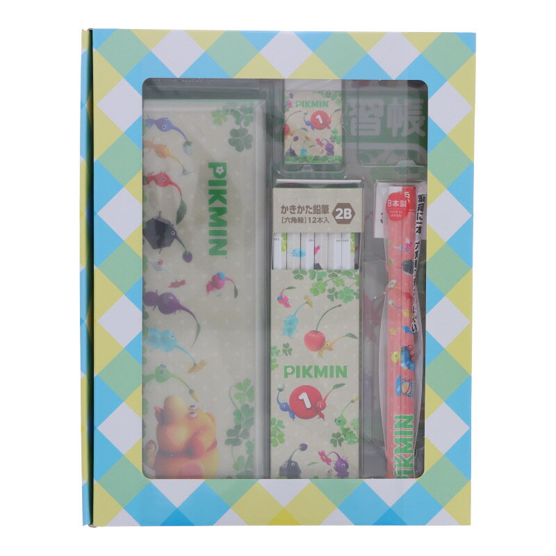 三菱鉛筆 ピクミン 文具セット 2025年 新入学 名入れ無料 祝い ギフト プレゼント