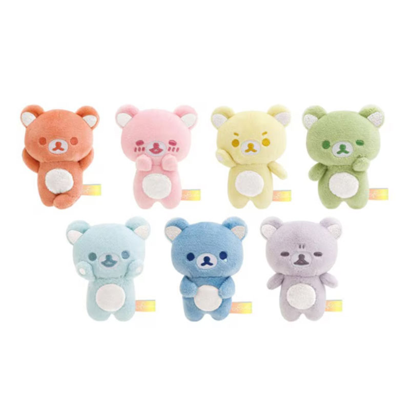 Rilakkuma - サンエックス リラックマ 雨のち晴れのリラックマ なないろてのりぬいぐるみ 7個セット 限定 かわいい プレゼント コレクション