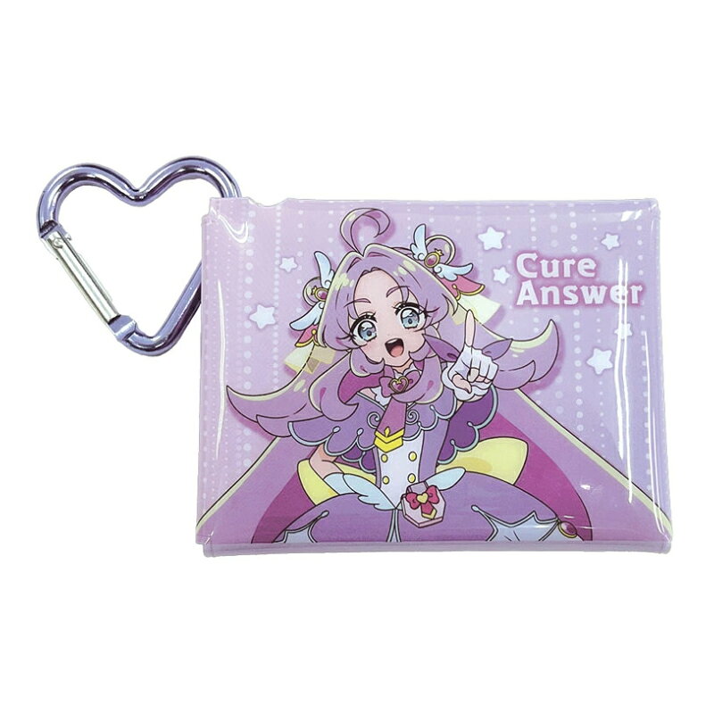 名探偵プリキュア！ PVCミニポーチ キュアアンサー 女の子 ハートカラナビ付 キッズ かわいい 小物入れ オシャレプレゼント グッズ クリスマス