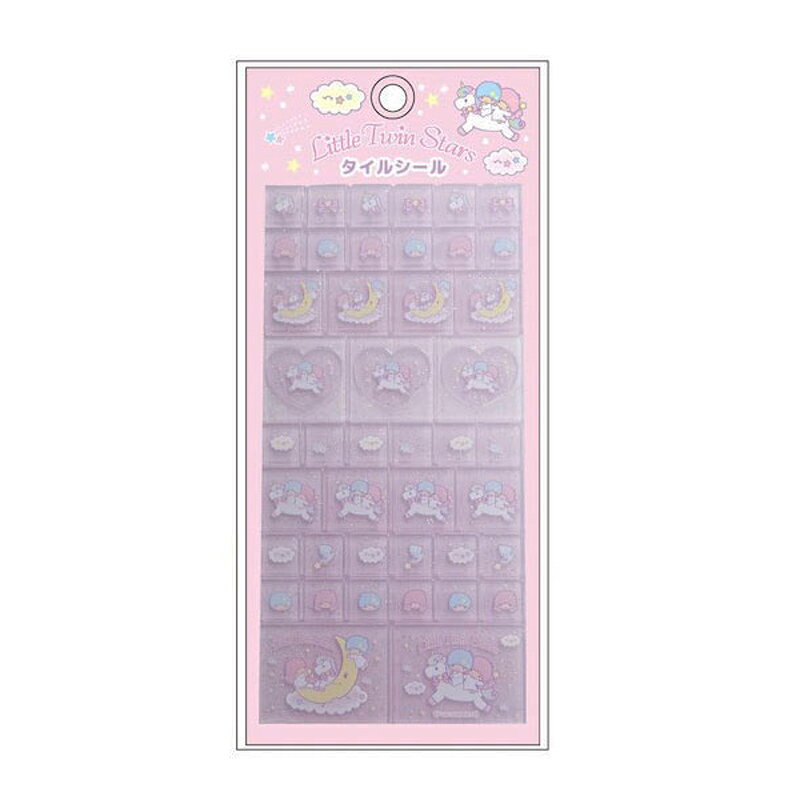 タイルシール リトルツインスターズ ユニコーン レトロ かわいい プレゼント デコレーション コレクション NIC