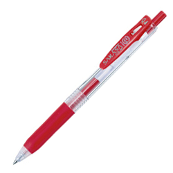 ゼブラ 名入れボールペン 豊富な色彩とさらさらの書き心地　ゼブラ　サラサクリップボールペン　0.4