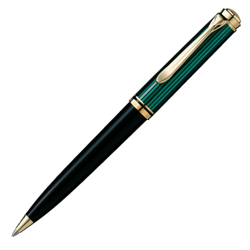 ペリカン スーベレーン K800 ボールペン 緑縞 人気 高級 ギフト 名入れ無料 プレゼント 祝い