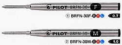 パイロット 油性ボールペン替芯 BRFN-30