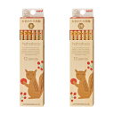 三菱鉛筆 hahatoco六角鉛筆 リス&家 ダース 卒園記念品 卒業記念品 名入れ無料 北欧テイストのシンプル&ナチュラルなデザイン ギフト プレゼント