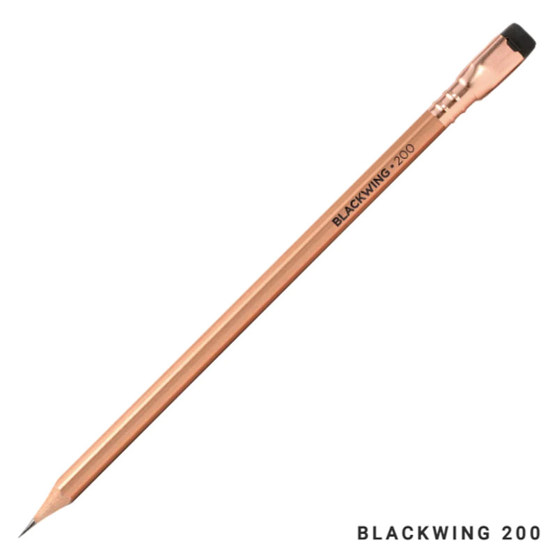 名入れ鉛筆 ブラックウィング 200 THE COFFEEHOUSE PENCIL 鉛筆 ダース 六角 ファーム 専用ケース入り 名入れ 高級 プレゼント 日本製 オシャレ 限定