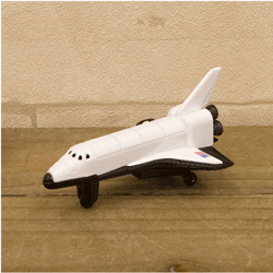 アンティーク鉛筆削り スペースシャトル ミニシャープナー レトロ コレクション プチギフト 文房具 プレゼント 置物