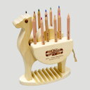 【名入れ無料】机の上のアンティークにも最適 KOH-I-NOOR ラクダ型色鉛筆スタンド