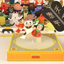 組み立てて、色も塗れる紙工作絵本に懐かしい遊べるシリーズ登場 コクヨ 立体ぬりえワークブック トントン紙ずもう
