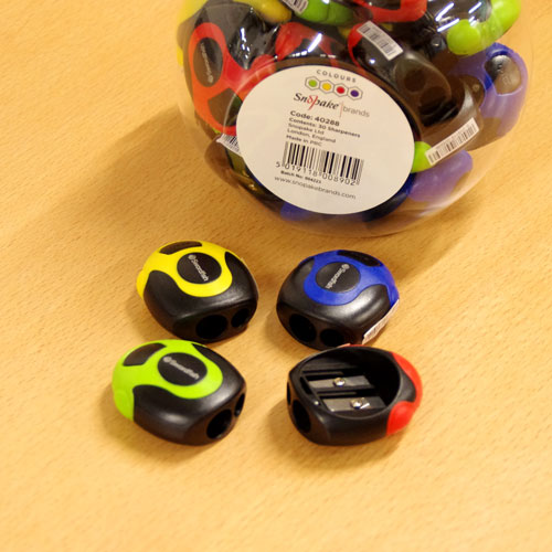 イギリス生まれの鉛筆削り★ スオードフィッシュ ソフトグリップペンシルシャープナー・ツイン