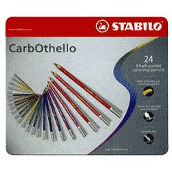 【名入れ無料】スタビロの代表鉛筆　スタビロ　カーブオテロ　パステル色鉛筆　24色セットのサムネイル