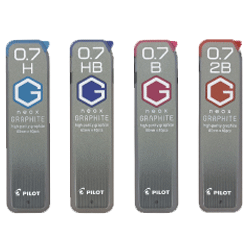 【新発売】超・高純度グラファイトを採用したシャープ芯　パイロット　ネオックス・グラファイト0.7mm　HRF7G-20