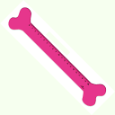 CEDON(セドン) 面白い形の物差し LINEAL RULER ほね(ボーン)型
