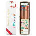 トンボ鉛筆 かきかた鉛筆 ハローネイチャーギフト用えんぴつセット 2B 名入れ プレゼント 記念品 贈り物 お祝い 入学 森林認証製品