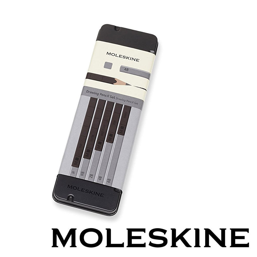 あらゆるレンジのクリエイティブ活動に対応できます★ モレスキン 鉛筆セット EW7P05GPHA