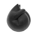 かわいい黒猫が箱の中から顔を出します★ アルタ ネコ消し 黒猫まるくなる