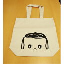 昔から愛されるロングセラーのキャラ『フエキくん』のイラストが入ったトートバッグ フエキくん・フェイス柄