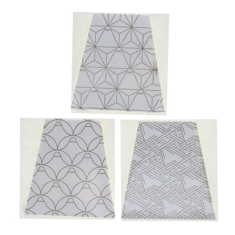 マルアイ ふじさんぽち 伝統模様 3セット 富士山 オシャレ 和柄 お祝い