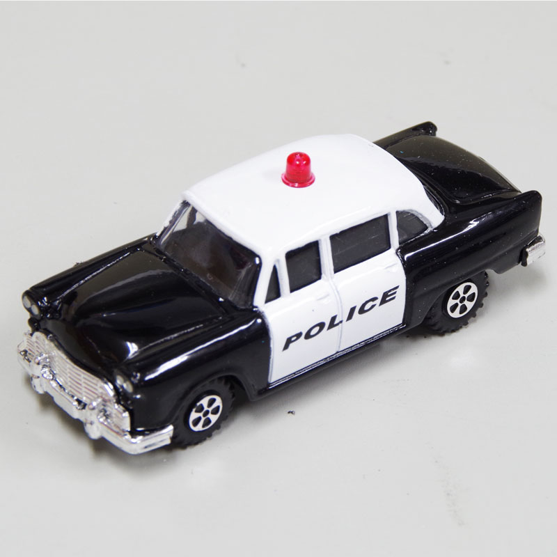 アンティークな仕上げのレトロ調の鉛筆削り アンティーク調 鉛筆けずり レトロ パトカー(カラー）