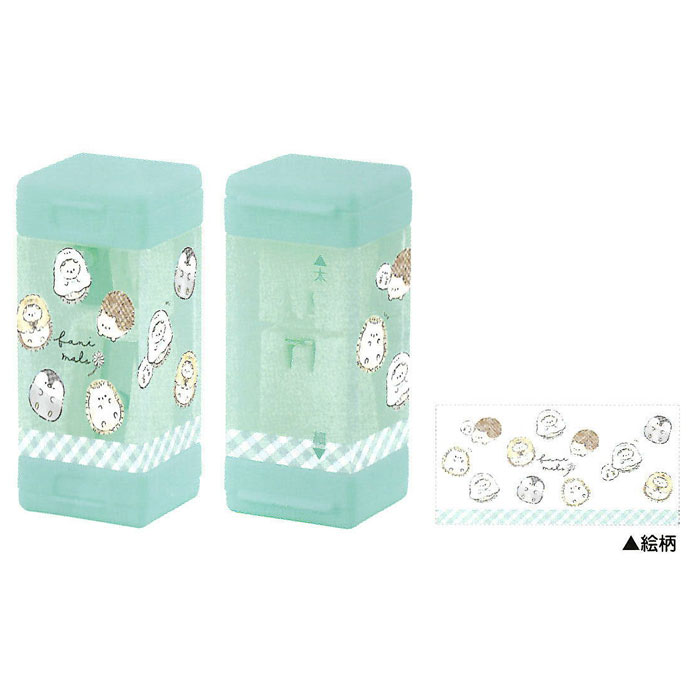 クラックス スリムツイン鉛筆削り ふぁにまるず 2穴 入学 プレゼント スタイリッシュ